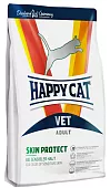 Happy Cat VET Diet Skin Protect при раздражении кожи и чрезмерной линьки у кошек 1кг