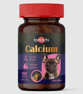 Tamachi Кальций витаминно-минеральный комплекс 100таб для мелких собак фото, цены, купить