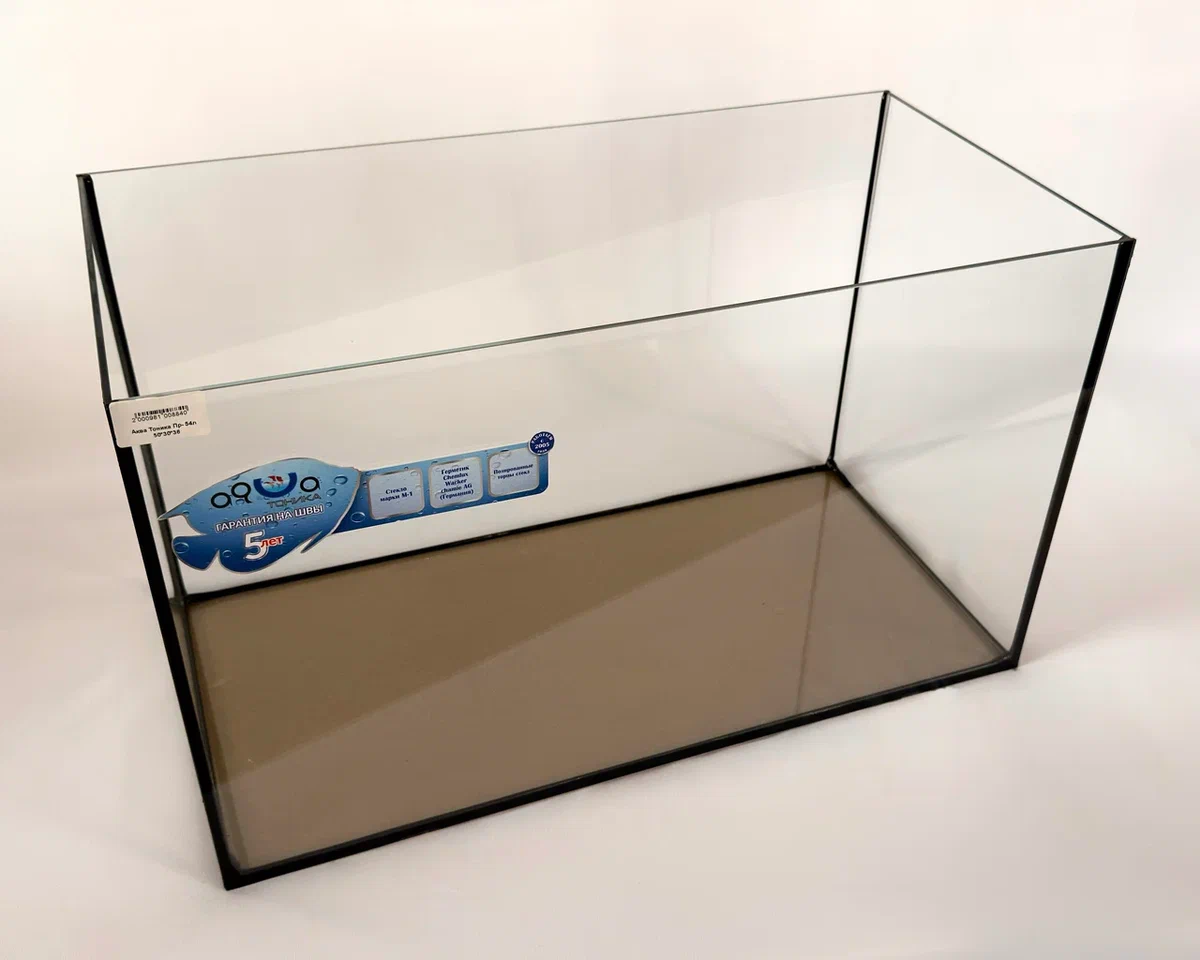 Аквариум прямоугольный - 54л, 50*30*36см фото, цены, купить