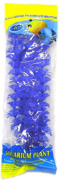 Растение пластиковое Кабомба синяя фото, цены, купить