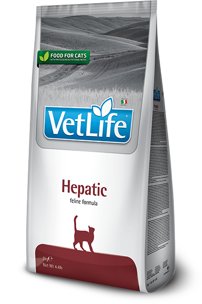 Farmina VetLife Hepatic при заболеваниях печени у кошек 2кг фото, цены, купить