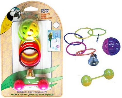 Подвесная игрушка пластик Кольца + Шарик + Штанга 