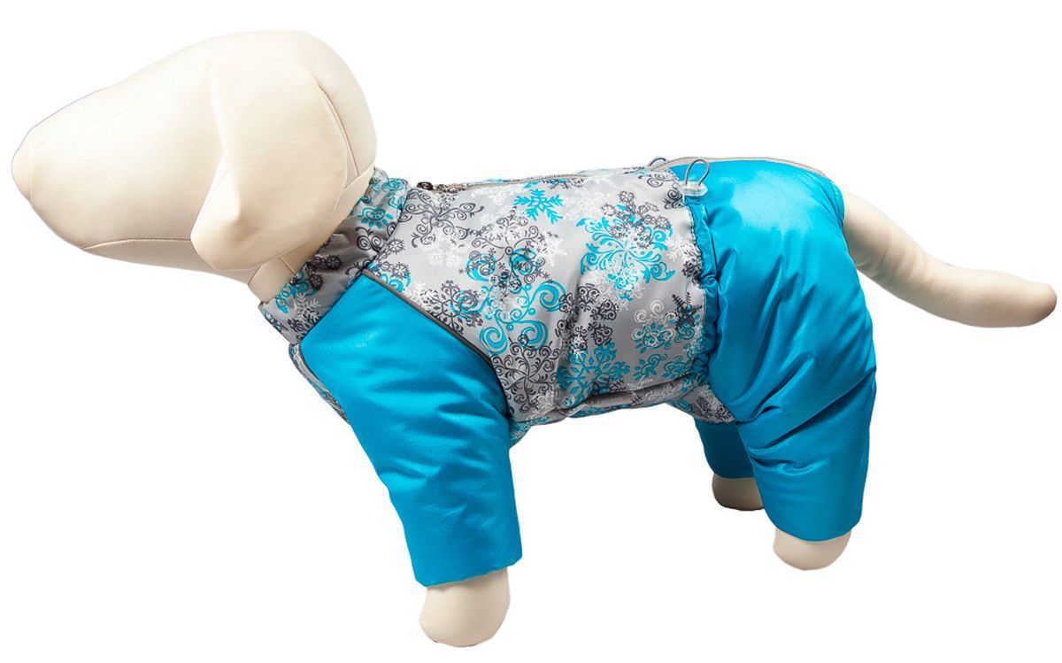 Комбинезон для собак Снежинка (кобель) синий/принт фото, цены, купить