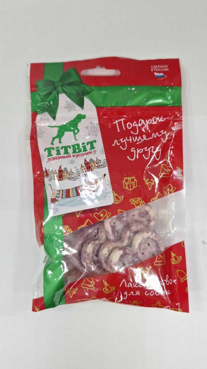 TiTBiT Мягкие снеки с кроликом и черникой (Новогодняя коллекция) 70 г 026120 фото, цены, купить