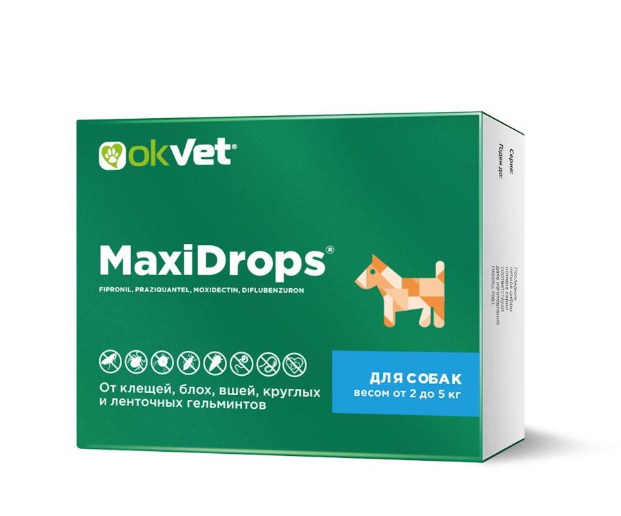 МаксиДропс для собак весом 2-5кг фото, цены, купить