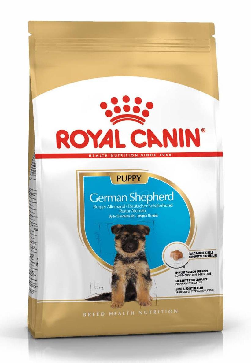 Royal Canin Germаn Shepherd Junior для щенков Немецкой Овчарки фото, цены, купить