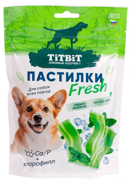 TiTBiT для собак Пастилки FRESH 130г фото, цены, купить