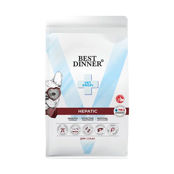 Best Dinner Vet Profi Hepatic при заболеваниях печени для собак всех пород 2кг фото, цены, купить