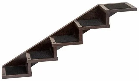 Лестница настенная Паркур 5ступеней 80*13,3*h10см цвет Венге дерево фото, цены, купить