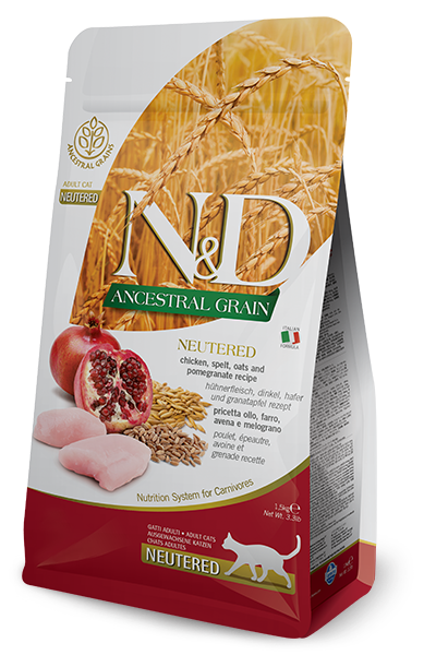 Farmina N&D Low Grain Neutered Chicken&Pomegranate курица, гранат для стерилизованных 5кг фото, цены, купить