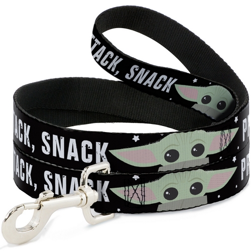 Поводок Звездные войны Малыш Йода PROTECT ATTACK SNACK черный 120см Buckle-Down фото, цены, купить