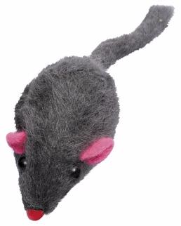 Мышь-погремушка из натурального кроличьего мех, 5 см ъ фото, цены, купить