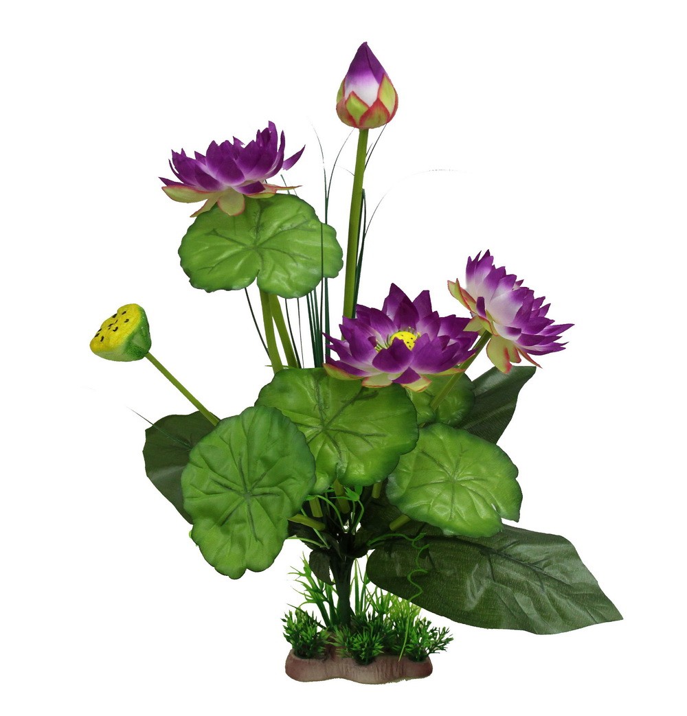 Водяная лилия, фиолетовая 40см. (YM-7678) фото, цены, купить