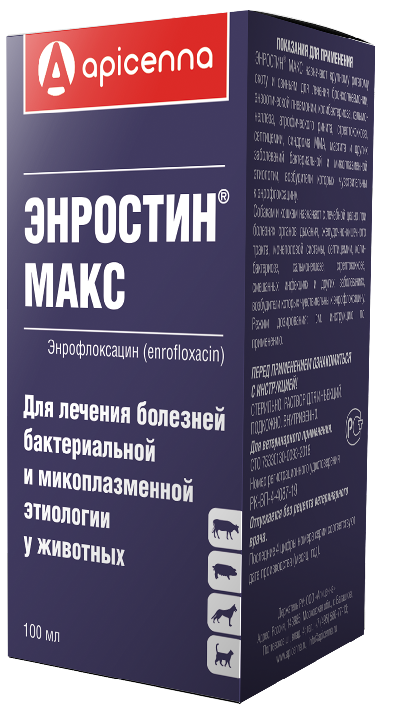 Энростин Макс 100мл  Apicenna фото, цены, купить