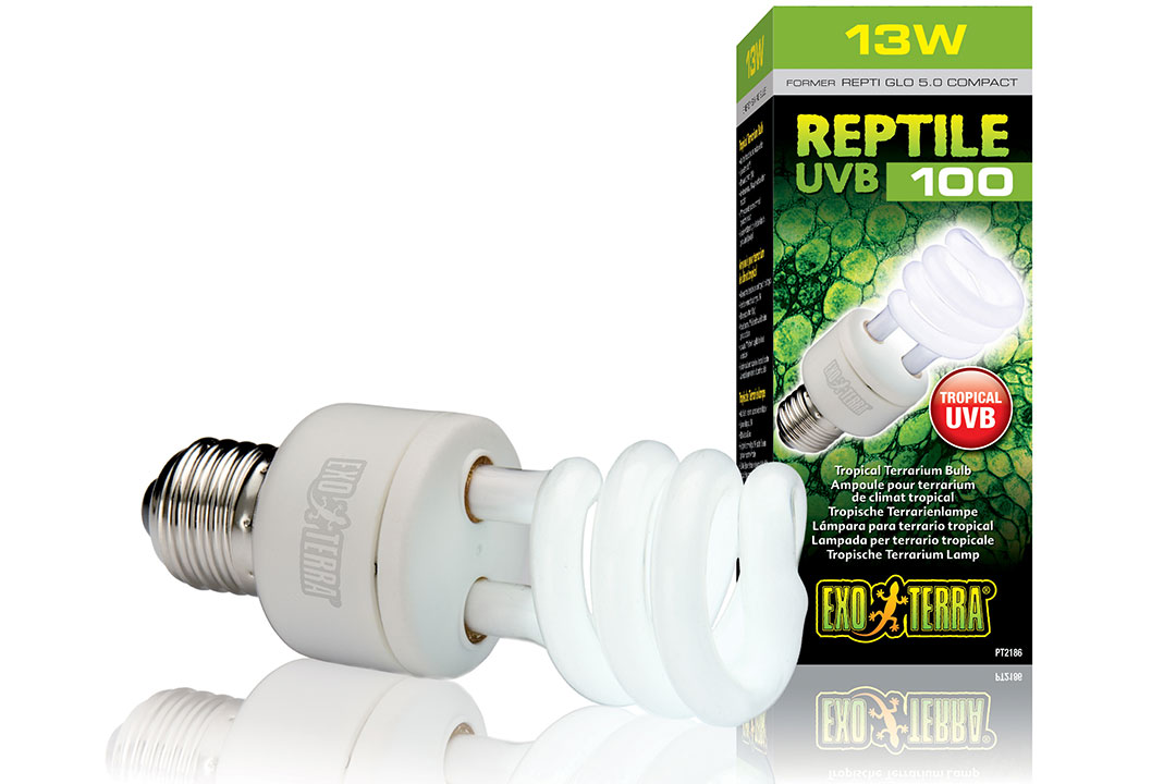 REPTI-GLO UVB-100 Tropical Тропики аквариумная лампа 13W  фото, цены, купить