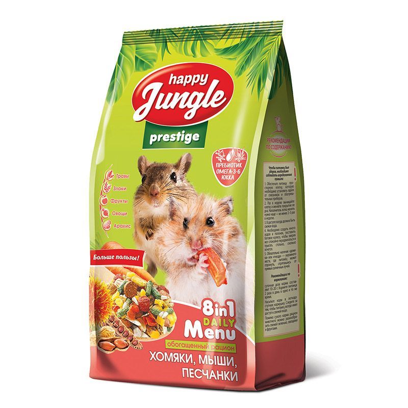 Happy Jungle prestige 500г корм для хомяков фото, цены, купить