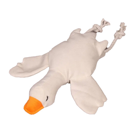 №1 Игрушка для собак Гусь-обнимусь белый 50*35*7,5см велюр фото, цены, купить