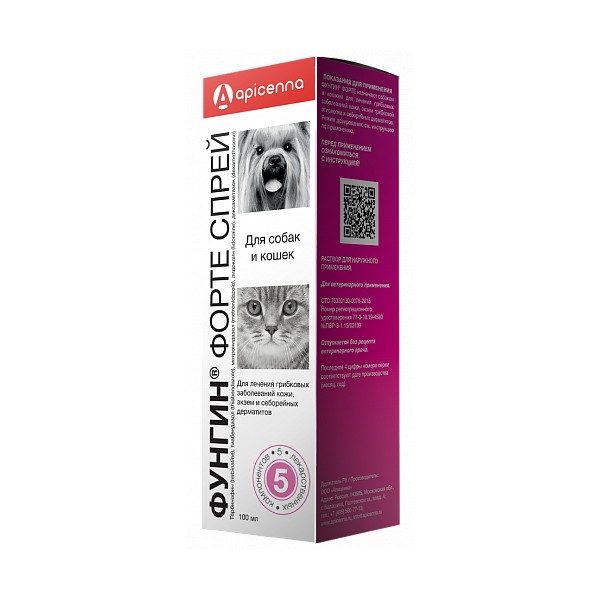 Спрей Фунгин Форте пластик 100мл фото, цены, купить