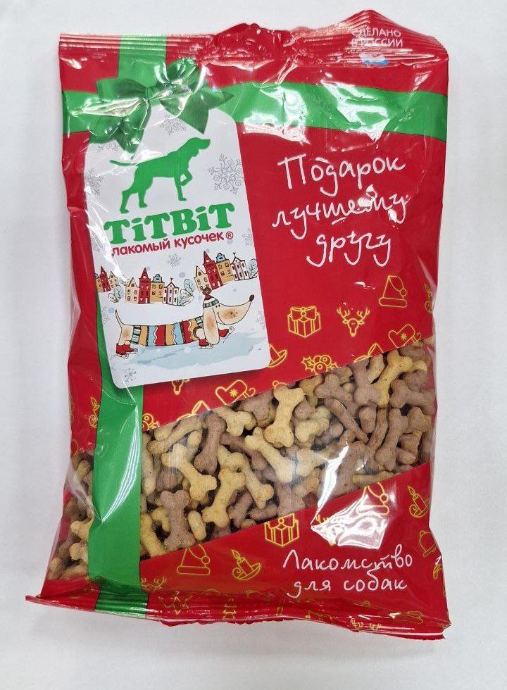 TiTBiT Мясные Косточки МИНИ для собак 120г Новогодняя Коллекция  фото, цены, купить