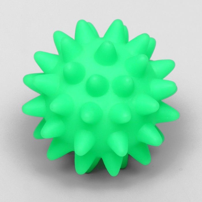 Мяч с шипами писч для собак, 6,5 см, зелёная   5059971 фото, цены, купить