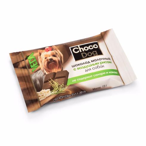 ChocoDog шоколад Молочный с воздушным рисом 15г фото, цены, купить