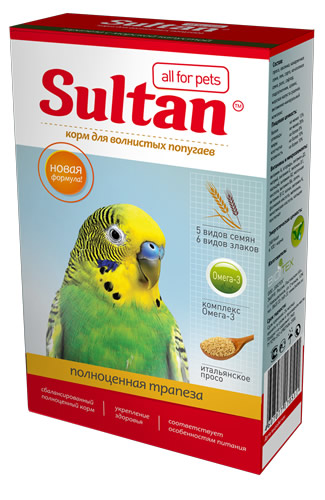Султан для волнистых попугаев Трапеза 500г  фото, цены, купить