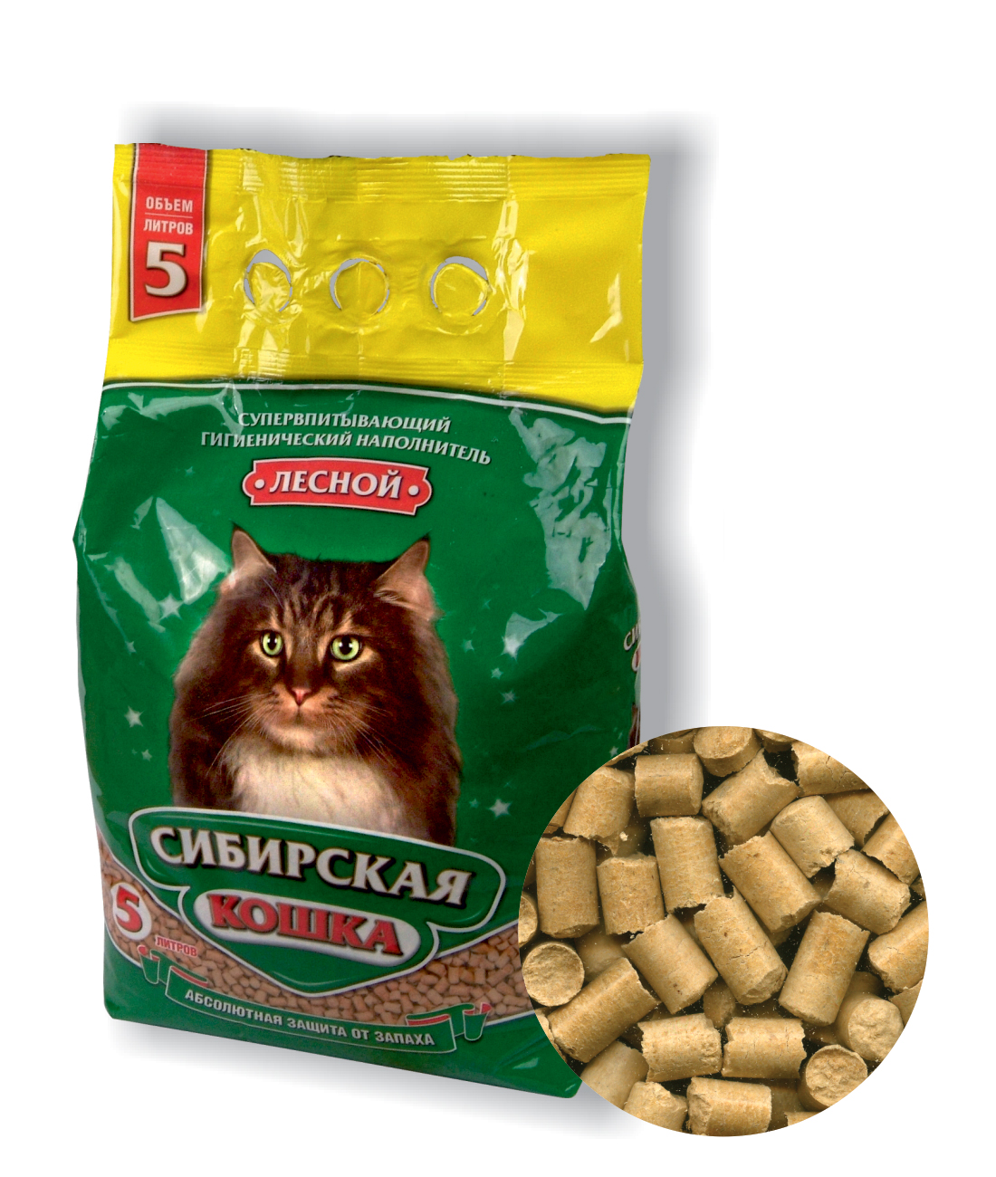 Сибирская Кошка Лесной 10л гранулы фото, цены, купить