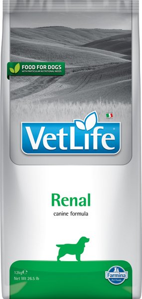 Farmina VetLife Renal при заболевании почек у собак 12кг фото, цены, купить