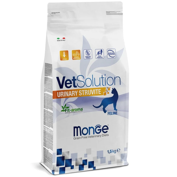 Monge VetSolution Urinary Struvite сухой для кошек 1,5кг фото, цены, купить