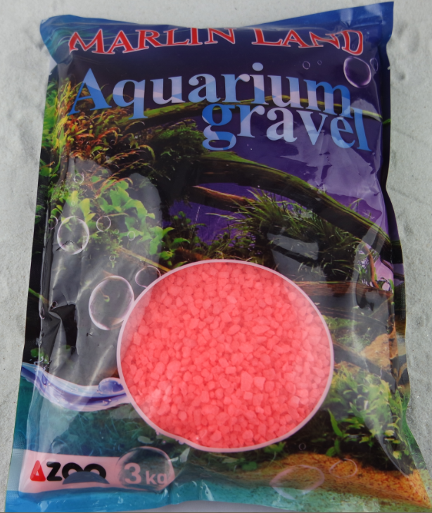 Грунт для аквариума розовый 0,4-0,6см (3кг) (KL0511) фото, цены, купить