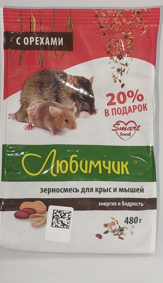Любимчик Корм для крыс Орех 480г  фото, цены, купить