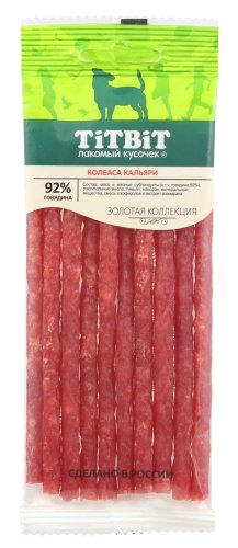 TiTBiT Золотая Коллекция Колбаски Кальяри 50 г  фото, цены, купить