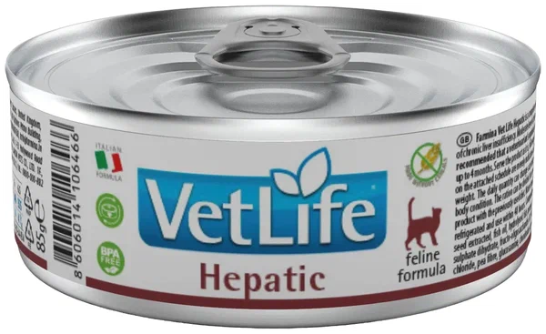 Farmina VetLife Hepatic паштет 85г для кошек при заболеваниях печени фото, цены, купить