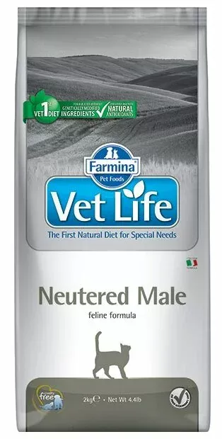 Farmina VetLife  Neutered Male для кастрированных котов 5кг фото, цены, купить