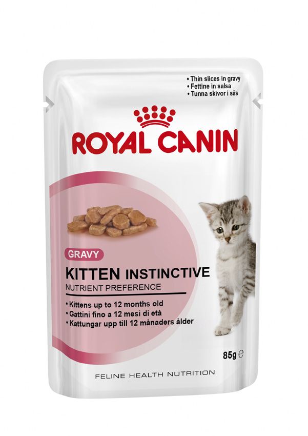 Royal Canin Kitten Instinctive (в соусе) влажный корм в пакетиках Роял Канин для котят