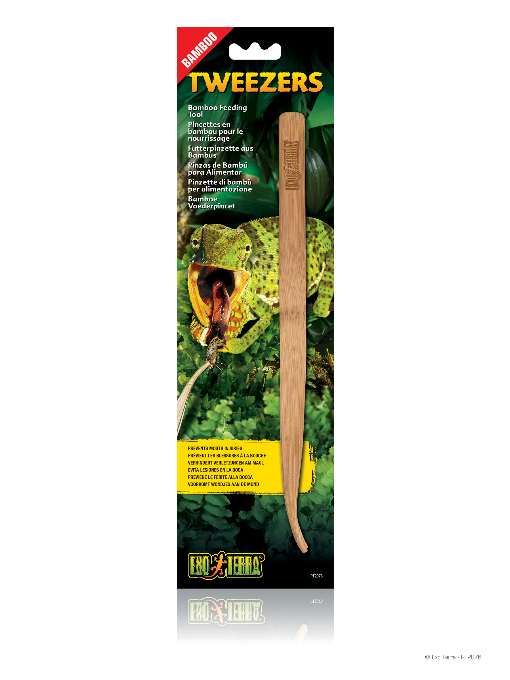 Пинцет EXO TERRA для кормления рептилий 29см бамбуковый фото, цены, купить