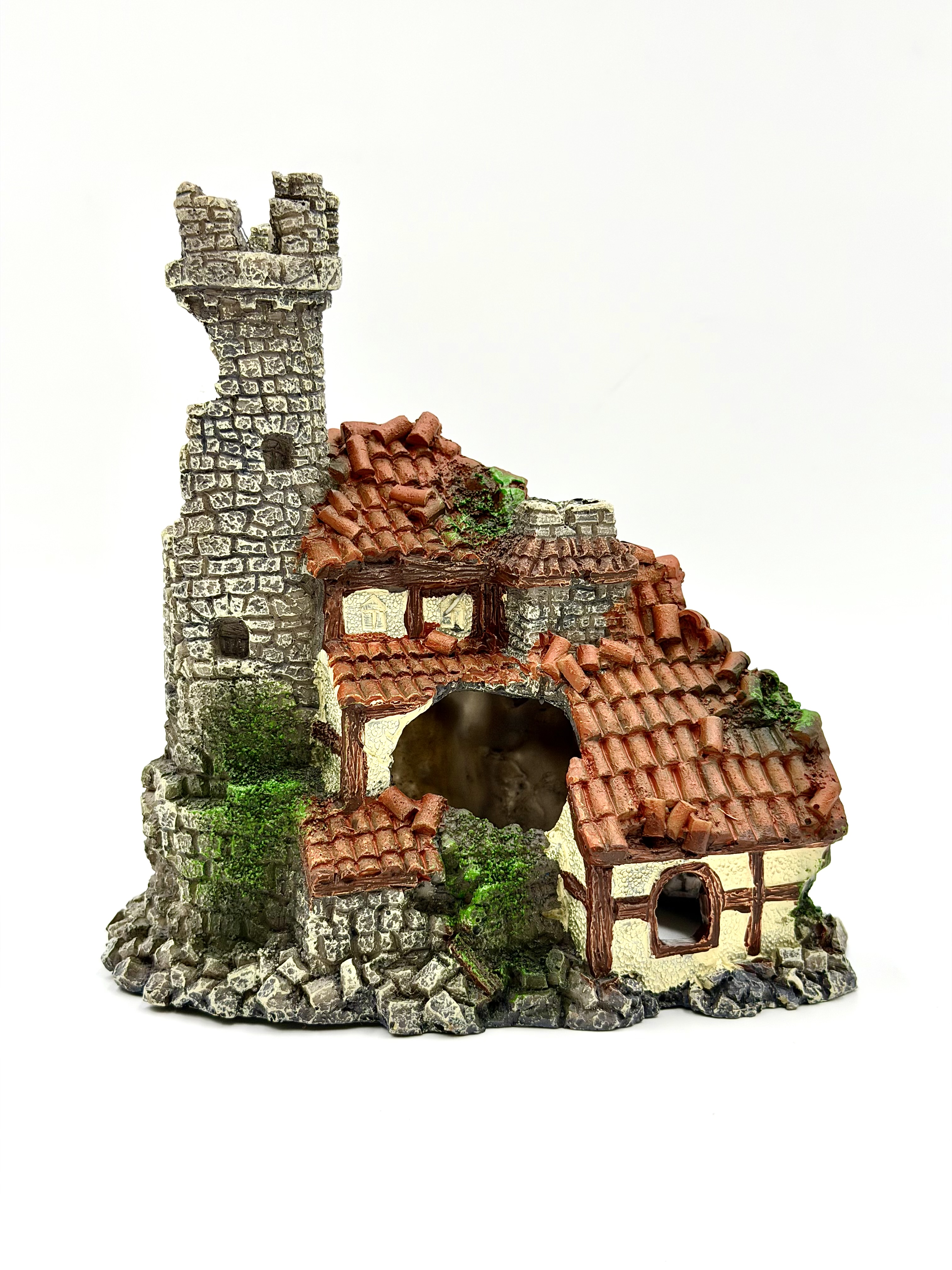 Грот "Домик в заброшенной деревне" 17*12*17,5см  (RP260) фото, цены, купить