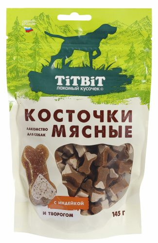 TiTBiT  Косточки мясные с индейкой и творогом фото, цены, купить