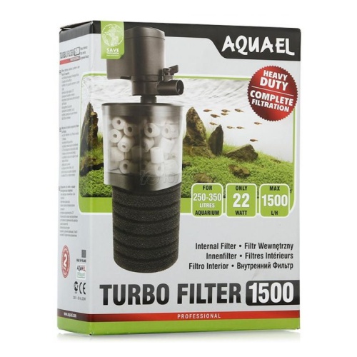 Фильтр внутренний Турбо AQUAEL 1500 (250-350л) 1500л/ч фото, цены, купить