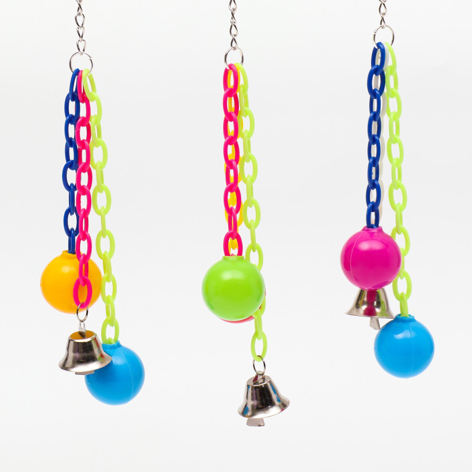 Игрушка для птиц  "Погремушка"