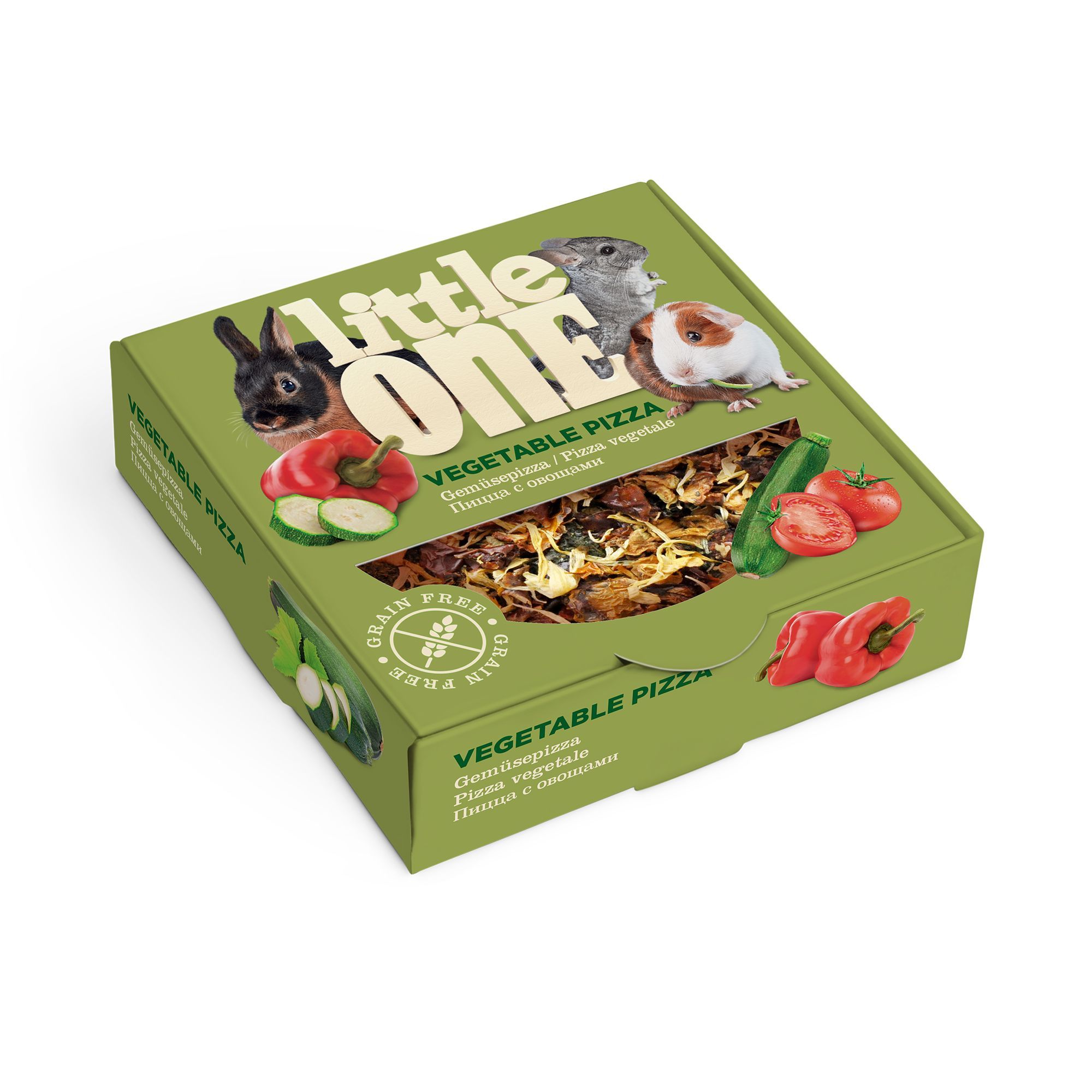 Little One Лакомство Пицца с овощами 55гдля грызунов ъ фото