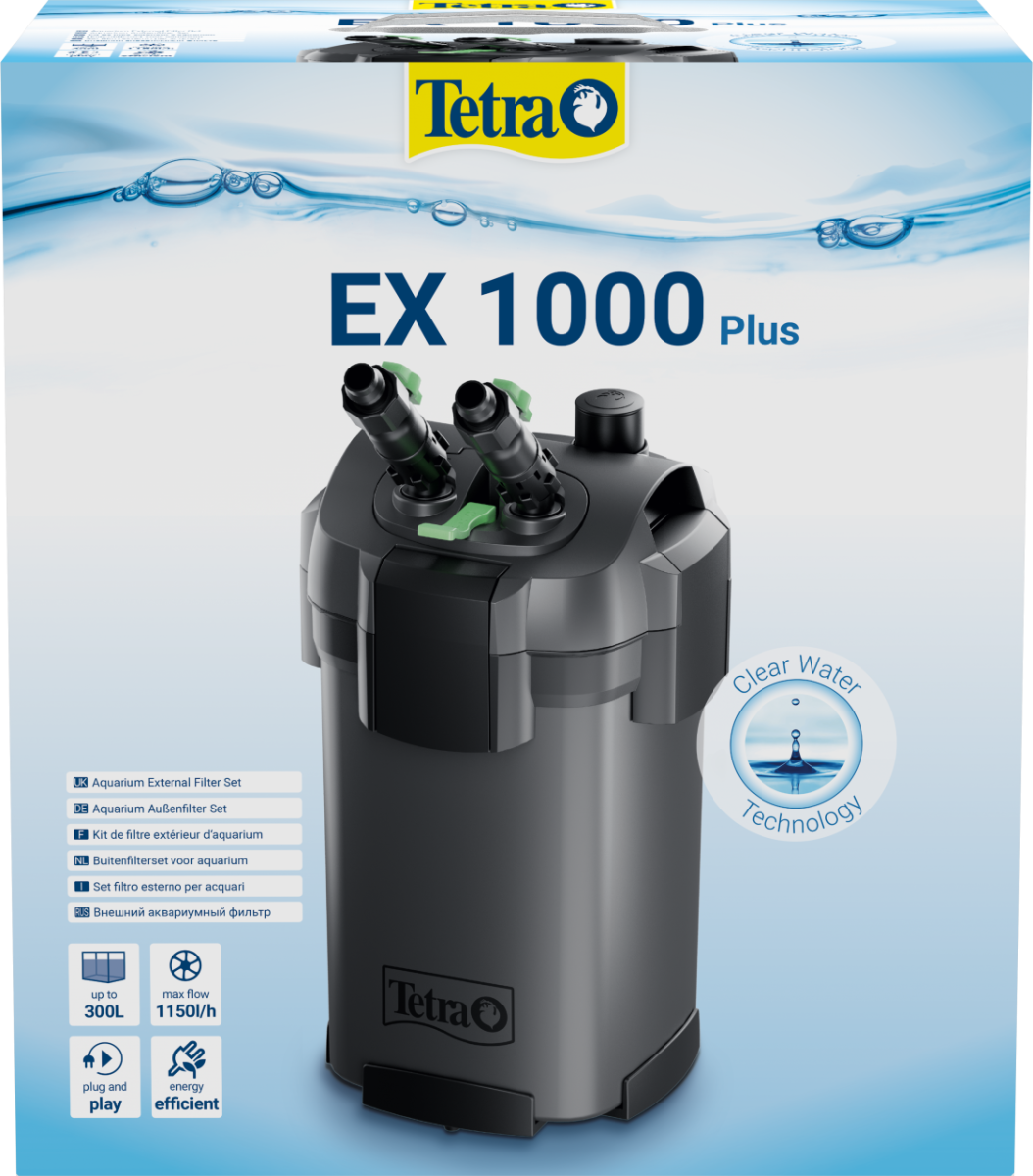 Фильтр внешний Tetratec EX 1000 plus (150-300л) 1150л/ч  фото, цены, купить