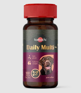 Tamachi Daily Multi Dog витаминно-минеральный комплекс 100таб для средних и крупных собак фото Tamachi Daily Multi Dog витаминно-минеральный комплекс 100таб для средних и крупных собак фото, цены, купить