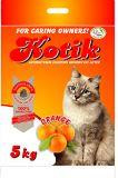 Котик 5кг (комкующийся) с ароматом Апельсина 