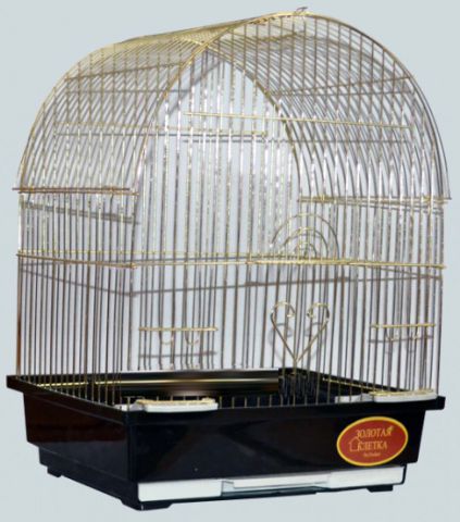 Золотая Клетка для птиц Малая "Арка" Золото фото, цены, купить