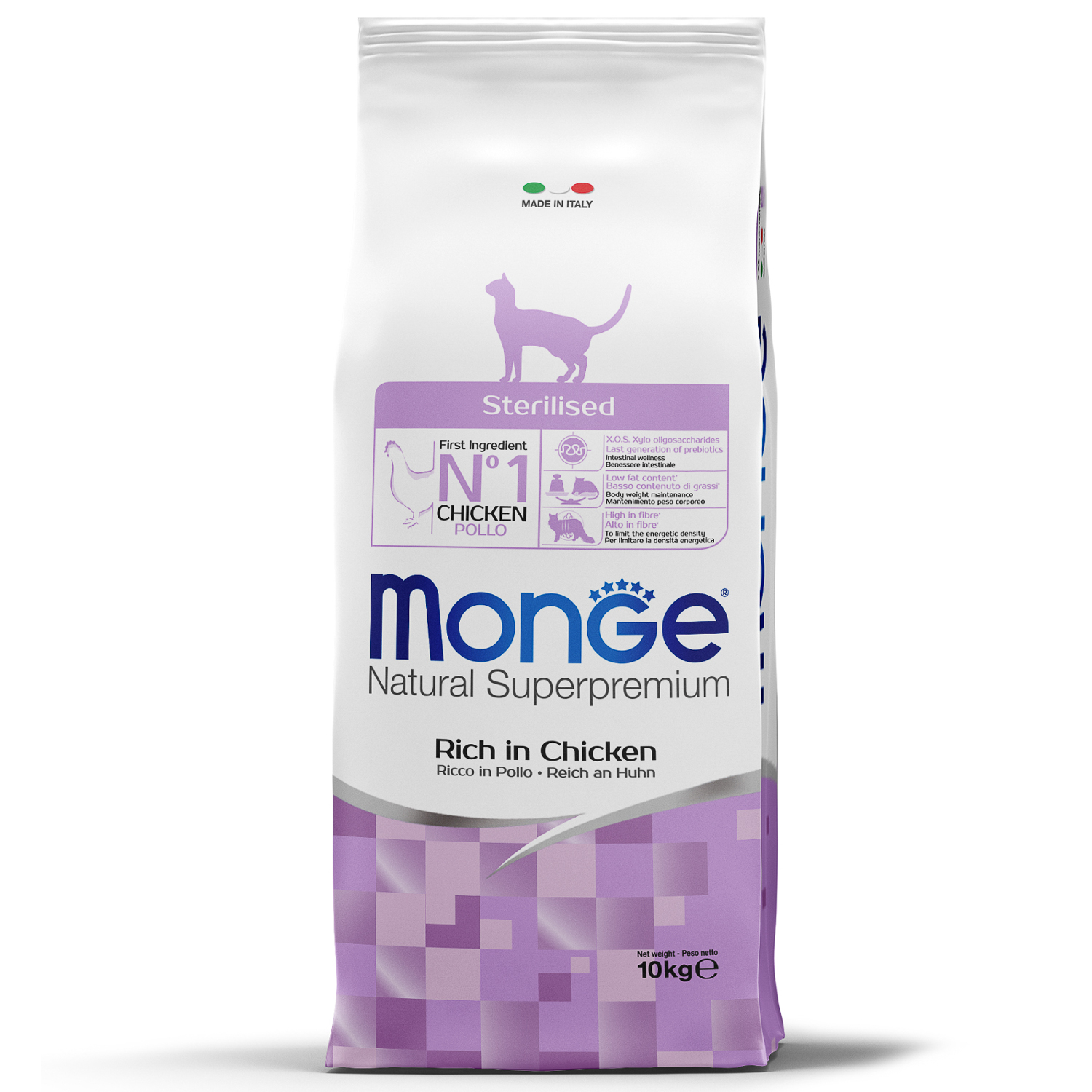 Monge Daily Line Sterilised сухой для стерилизованных кошек, из курицы 10 кг фото, цены, купить