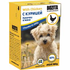 Bozita консервы 190г кусочки курицы для щенков фото, цены, купить