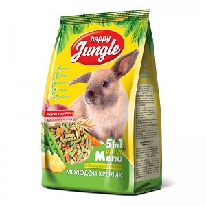 Happy Jungle 400г корм для кроликов Юниор  фото, цены, купить