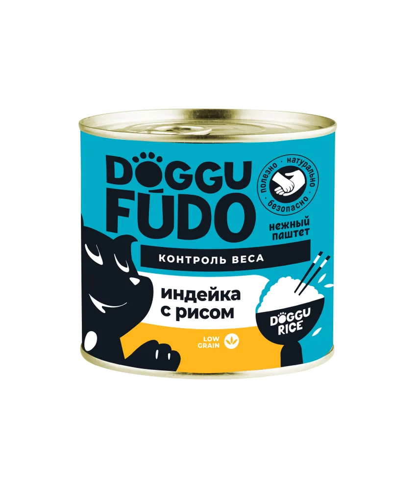 Doggufūdo консервы для собак индейка с рисом паштет 240г фото, цены, купить
