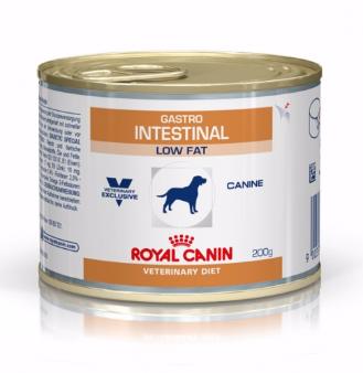 Royal Canin Veterinary Diet Gastro Intestinal Low Fat конс 200г для собак с нарушением пищеварения фото, цены, купить